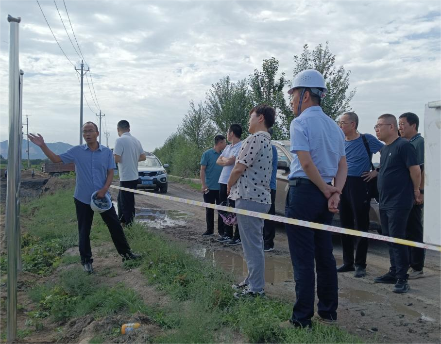 山西省水利廳對朔州市口泉河河道綜合治理與生態(tài)修復工程進行質量考核