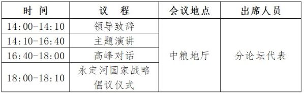 關(guān)于召開首屆永定河論壇的第二號(hào)通知